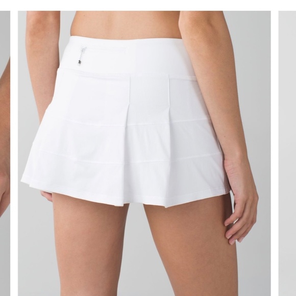 Lululemon White Pace Rival Skirt - Picture 4 of 12